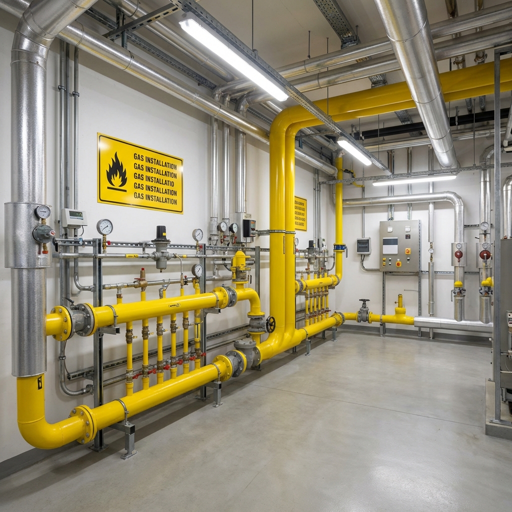 Izvedba inštalacij za plinske inštalacije